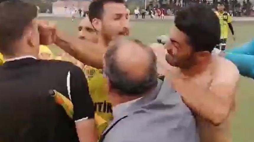 Gaziantep’te hakeme çirkin saldırı kamerada