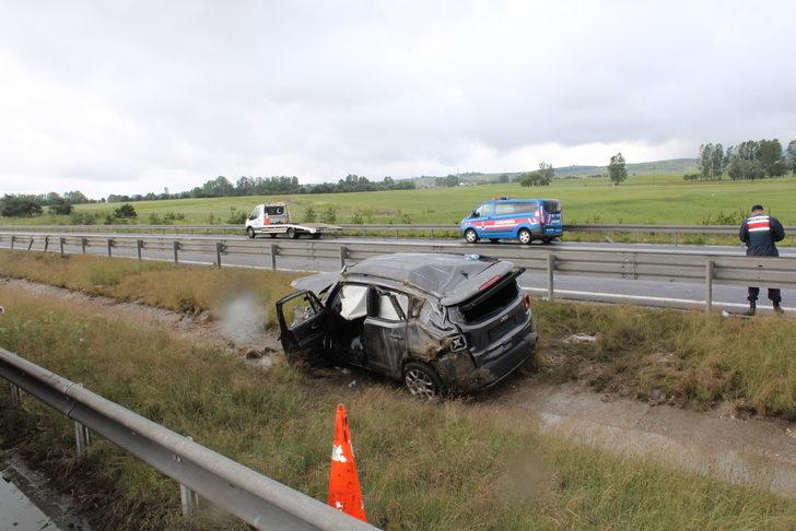 Bolu'da takla atan cipteki 6 kişi yaralandı G5