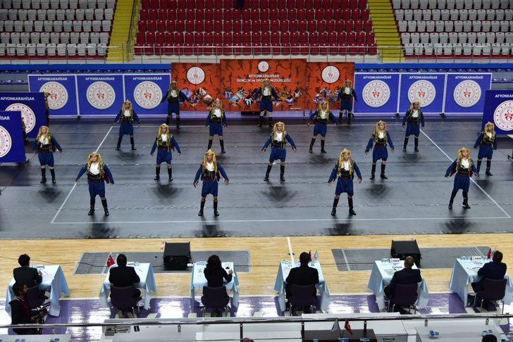 Afyonkarahisar'da Türkiye Halk Oyunları Federasyonu Bölge Yarışması yapıldı G3