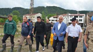 Kastamonu Valisi Çakır, kentte beklenen sağanakla ilgili önlemleri inceledi
