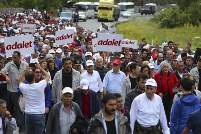 CHP lideri Kılıçdaroğlu nun Adalet Yürüyüşü 6. gününde 6