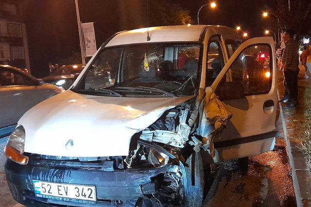 Ordu'da trafik kazasında 4 kişi yaralandı