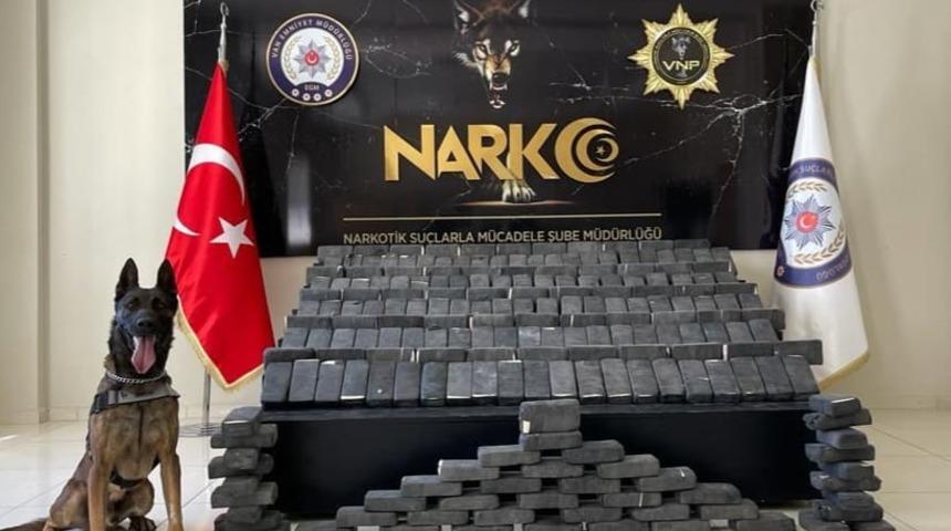 Van'da geçen hafta 115 kilo 319 gram uyuşturucu ele geçirildi