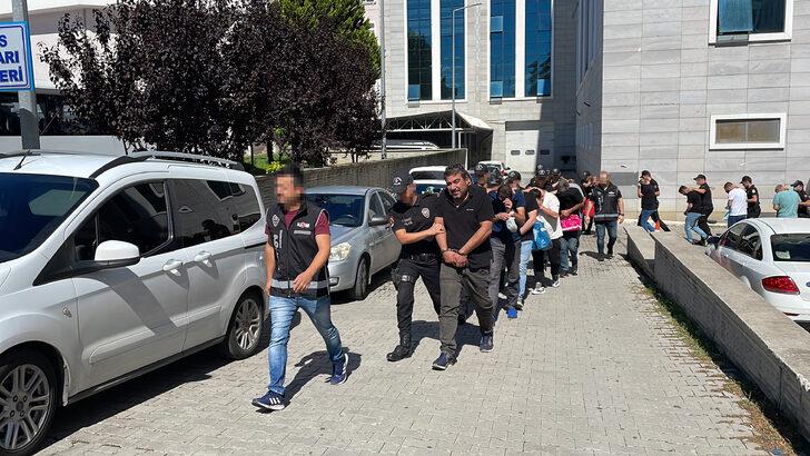 Samsun merkezli dolandırıcılık operasyonunda yakalanan şüphelilerden 26'sı adliyede G2