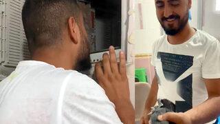 Avcılar'da karga ve martı kurtarma operasyonunda ilginç anlar! Sen bana yardımcı ol, ben de sana