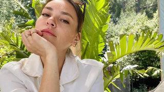 Aslı Enver'den tatil pozları! Doğal ve güzel