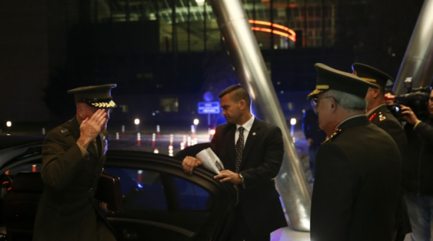 Son Dakika Kritik G&ouml;r&uuml;şme Az &Ouml;nce Sonu&ccedil;landı Joseph Dunford Hulusi Akar G&ouml;r&uuml;şmesinde Neler Konuşuldu!