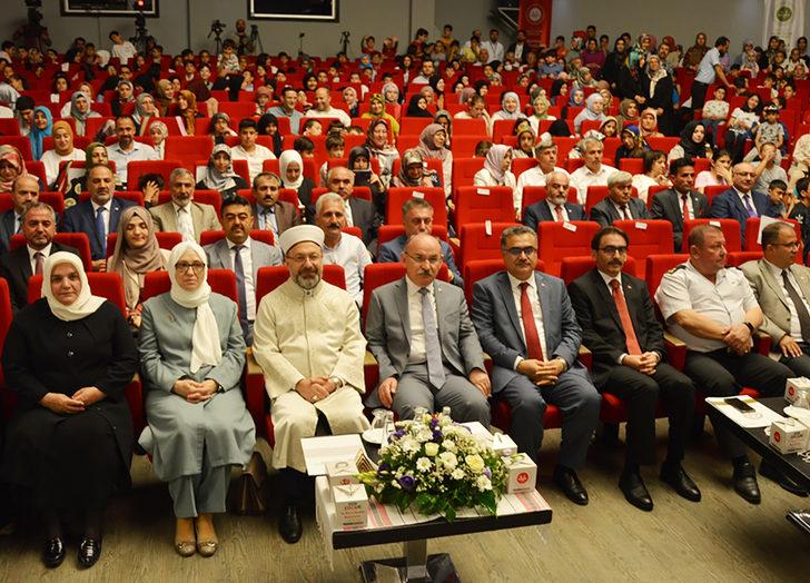 Diyanet İşleri Başkanı Erbaş, Manisa'da "Yaz Kur'an Kursları" açılışında konuştu: G1