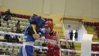 Erzurum'daki Üst Minikler Boksun Yıldızları Türkiye Şampiyonası sürüyor