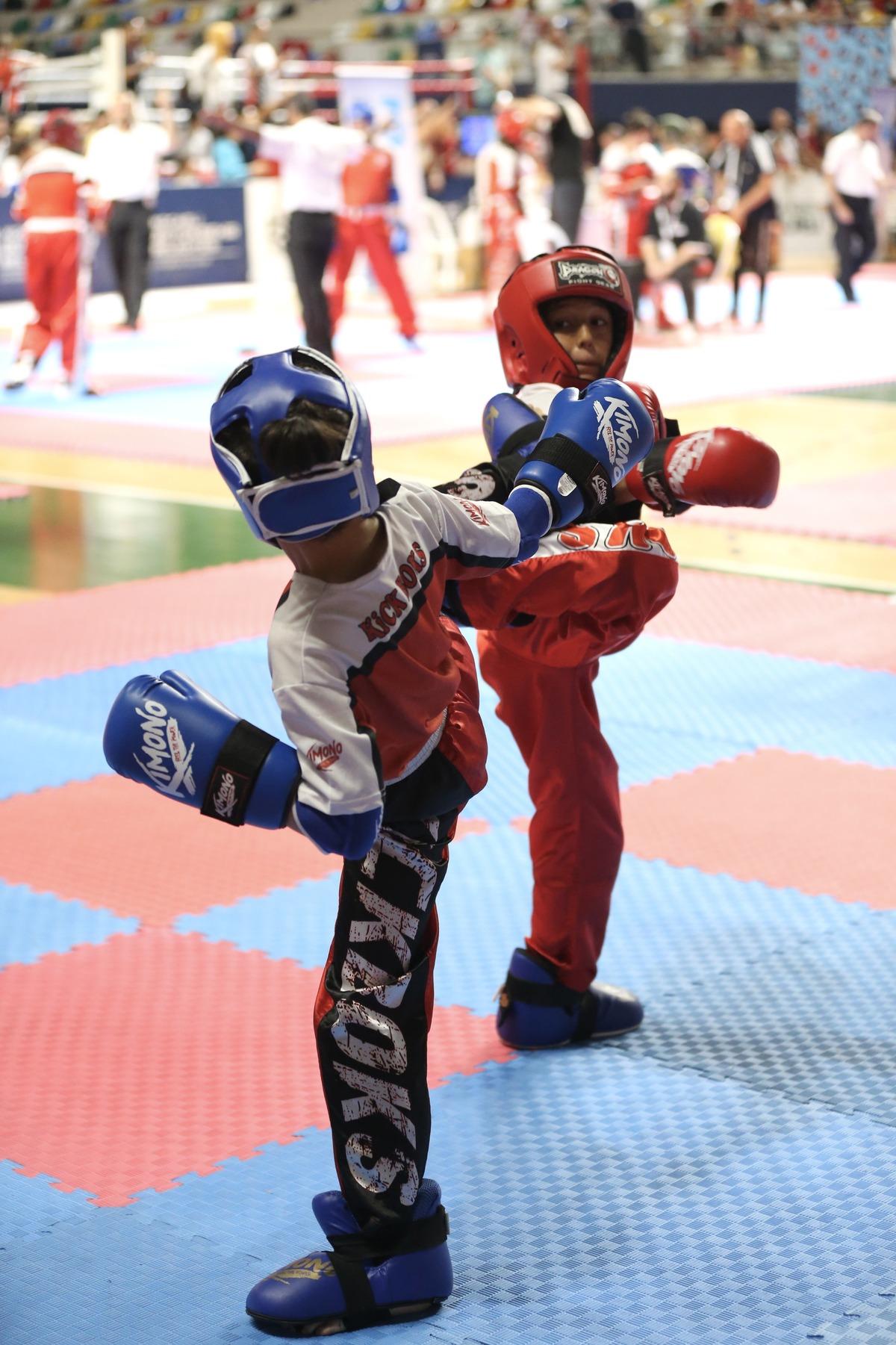 B&uuml;y&uuml;kler, Gen&ccedil;ler, Yıldızlar, Minikler T&uuml;rkiye Kick Boks Şampiyonası, Kocaeli'de yapıldı