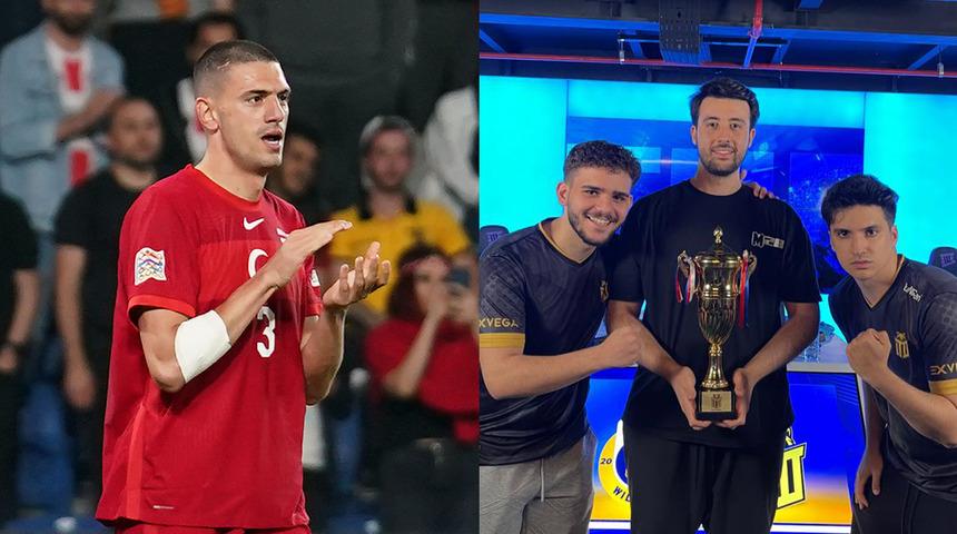 Merih Demiral'ın espor takımı Türkiye şampiyonu oldu! Başarılarını Merih Demiral'a armağan ettiler