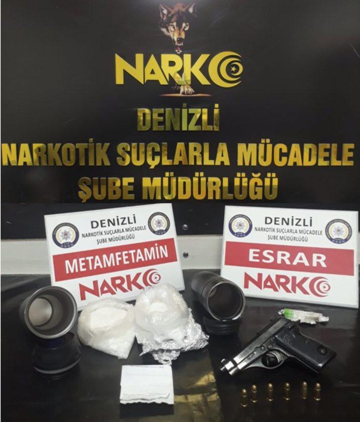 Denizli'de termosta 309 gram metamfetamin ele geçirildi, 14 kişi tutuklandı G1