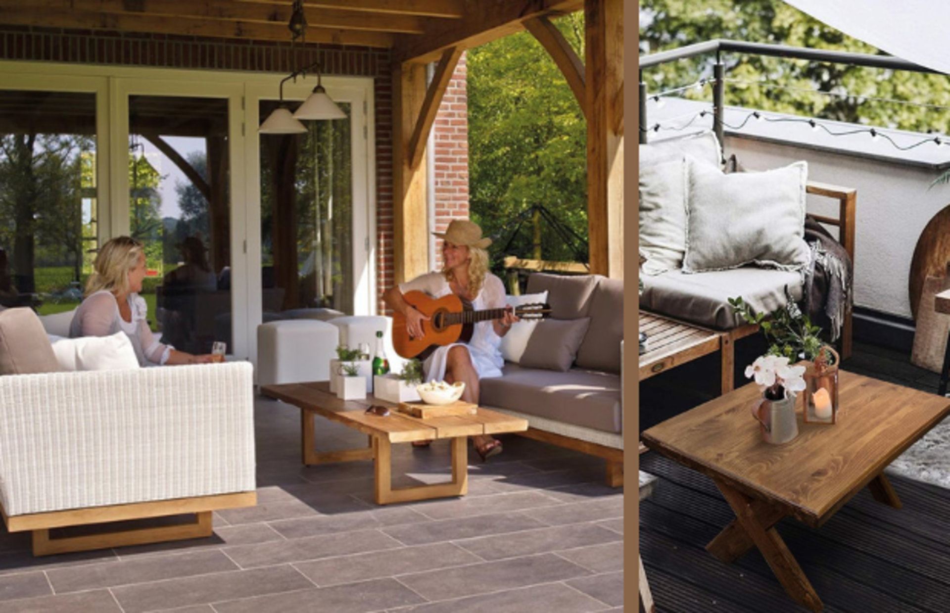 Yaz aylarında bahçesinde ya da terasında vakit geçirmeyi sevenler için eşsiz sehpa modelleri