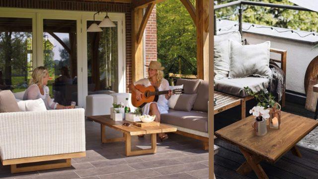 Yaz aylarında bahçesinde ya da terasında vakit geçirmeyi sevenler için eşsiz sehpa modelleri
