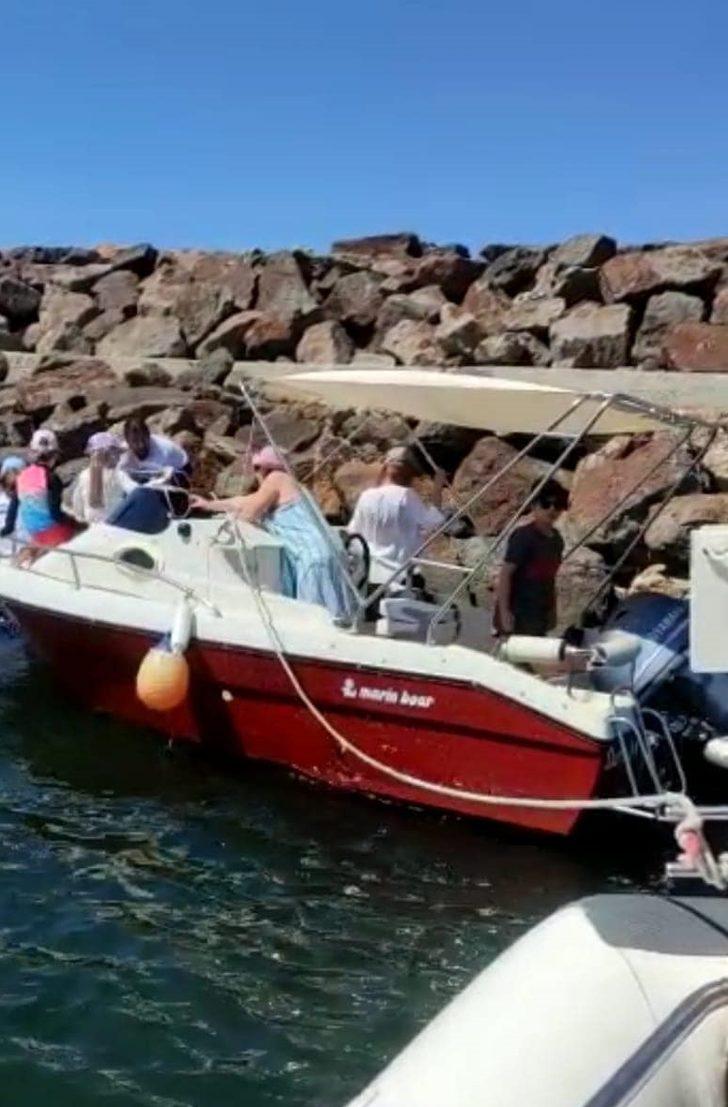 Enez açıklarında sürüklenen tekne, Serdar 7M Sahil Gözetleme Radarı ile tespit edildi G3