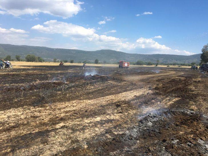 Muğla'da zeytinlik ve anızların bulunduğu alanlarda çıkan yangınlar söndürüldü G2