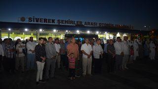 Şanlıurfa'dan ilk hac kafilesi kutsal topraklara uğurlandı