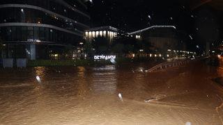 Bolu'da sağanak nedeniyle su taşkınları oluştu