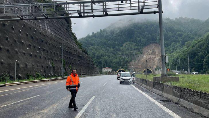 Bolu Dağı Tüneli İstanbul istikameti heyelan nedeniyle ulaşıma kapatıldı G2