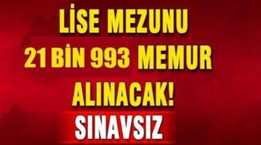 Lise Mezunu 4 Bin Personel Alınacak İşte İstenen Şartlar Ve Nerelere Alınacak?