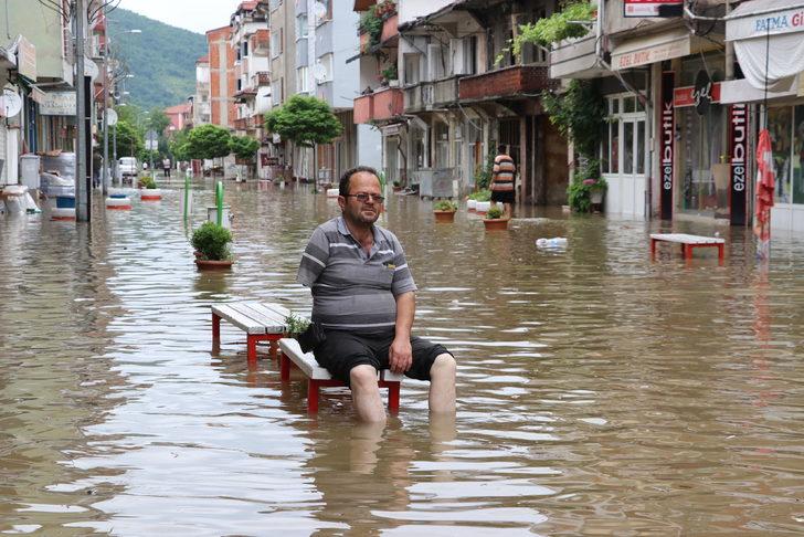 Zonguldak'ta sağanak nedeniyle Filyos Çayı taştı, ev ve iş yerlerini su bastı G1
