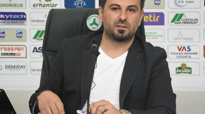 Giresunspor Kulübü Basın Sözcüsü Karademir, transfer sürecini değerlendirdi: