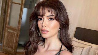 Mahkum'un Cemre'si Seray Kaya gömleğinin düğmelerini açtı! Sütyenli pozuyla olay oldu