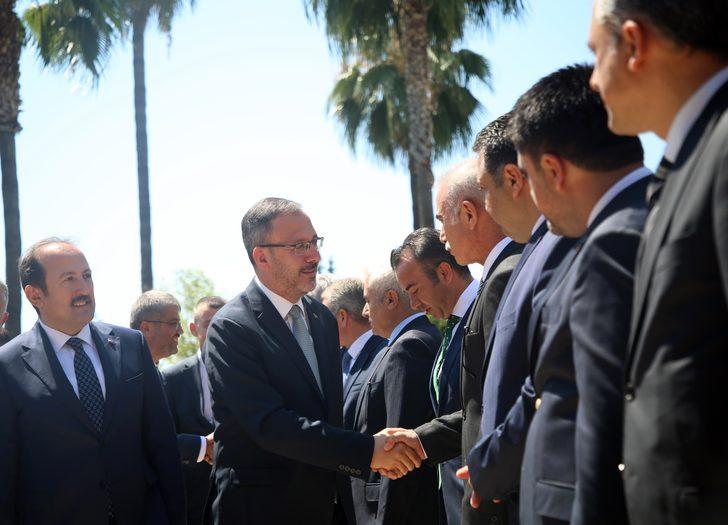 Gençlik ve Spor Bakanı Kasapoğlu, Mersin'de konuştu: G1