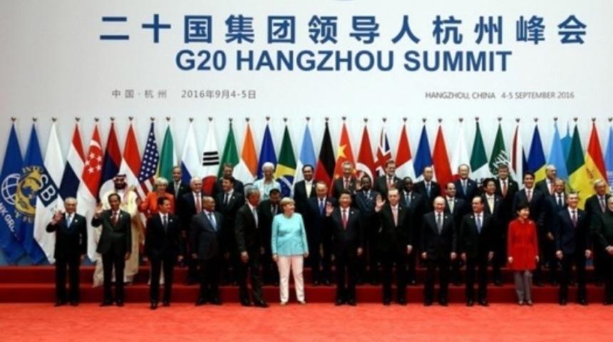 G20 Zirvesi'nden aile fotoğrafı
