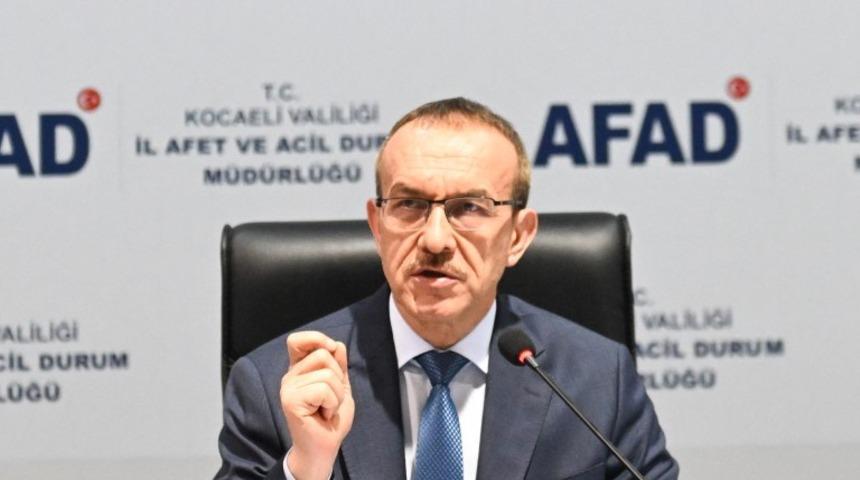 Kocaeli'de İl Afet ve Acil Durum Koordinasyon Toplantısı yapıldı