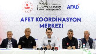 Bakan Kurum, Batı Karadeniz'de yaşanan selle ilgili yürütülen çalışmaları anlattı: