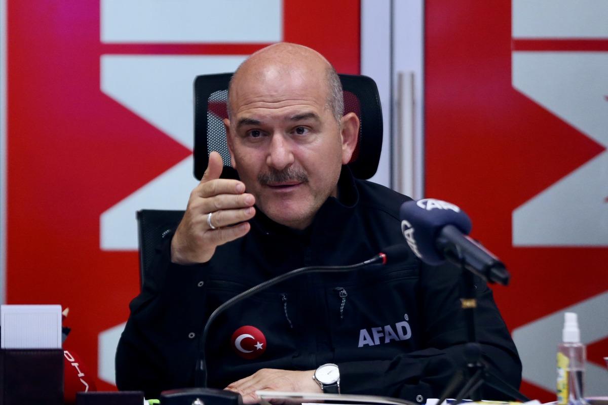 İ&ccedil;işleri Bakanı Soylu, Bartın'daki incelemelerinin ardından a&ccedil;ıklama yaptı: