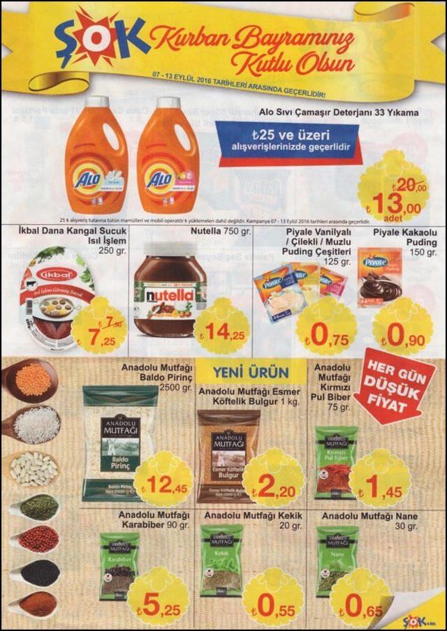 ŞOK Bayram Özel Kataloğu Çıktı!Bayramda Hangi ürünler Ucuzladı 3