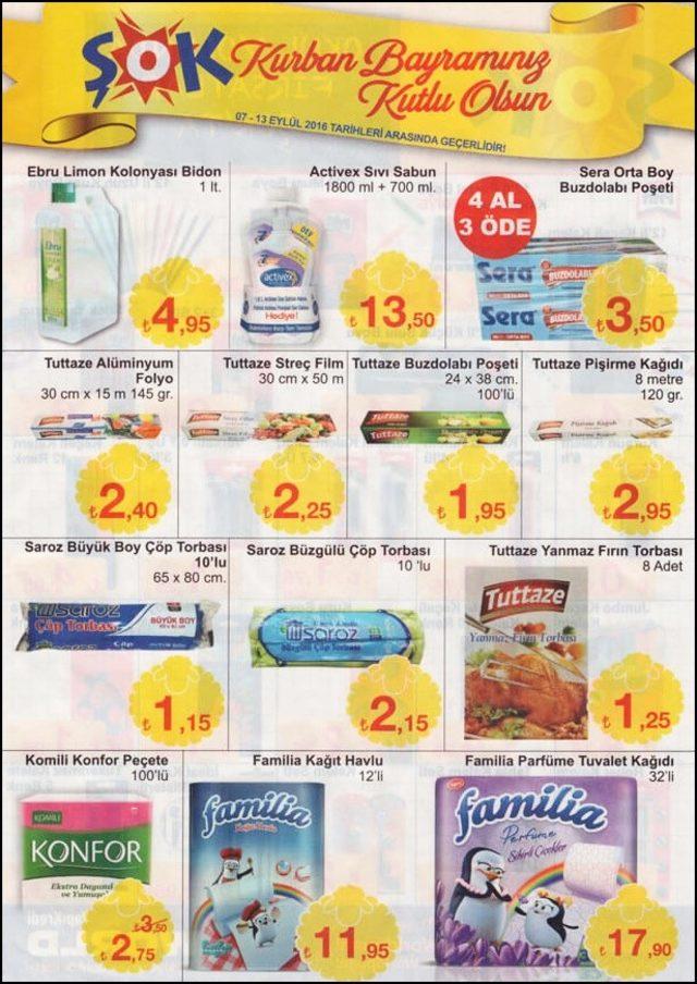 ŞOK Bayram Özel Kataloğu Çıktı!Bayramda Hangi ürünler Ucuzladı 6