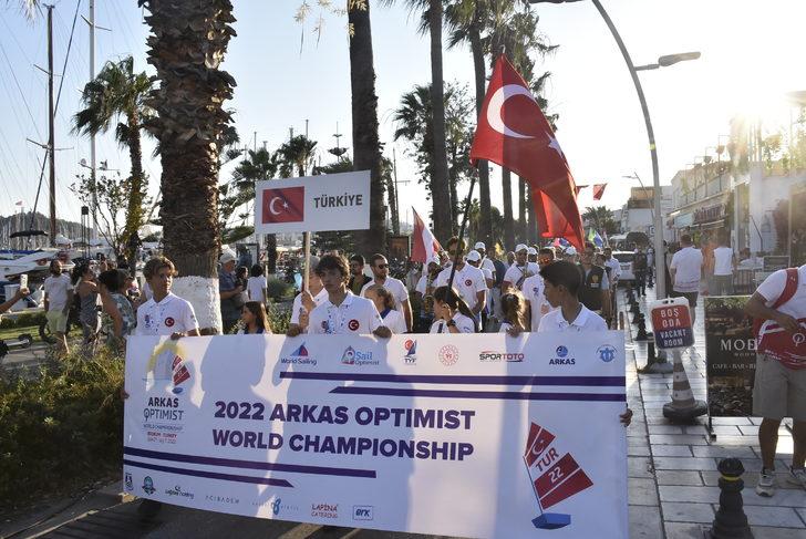 2022 Arkas Dünya Optimist Şampiyonası'nın açılış töreni yapıldı G1