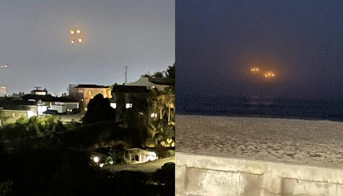 ABD'de gökyüzünde gizemli ışıklar görüldü! San Diego'daki UFO iddiası sosyal medyada gündem oldu