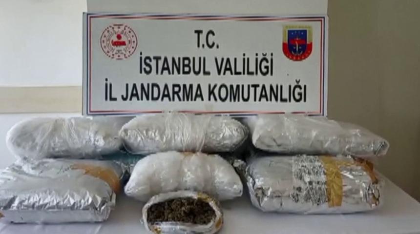 İstanbul'da 62 kilogram uyuşturucu madde ele ge&ccedil;irildi