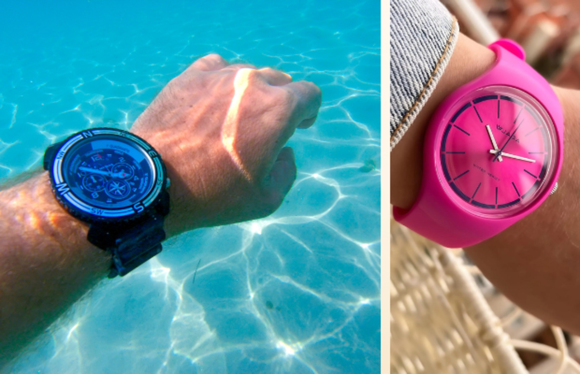 Sıcak yaz aylarında denize veya havuza girerken çıkarmakla dert etmeyeceğiniz suya dayanıklı kol saati modelleri