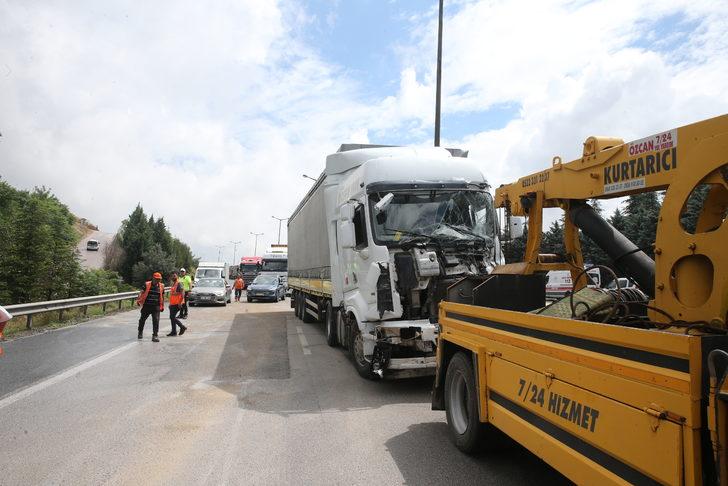 Anadolu Otoyolu'nda zincirleme trafik kazalarında 6 kişi yaralandı G1