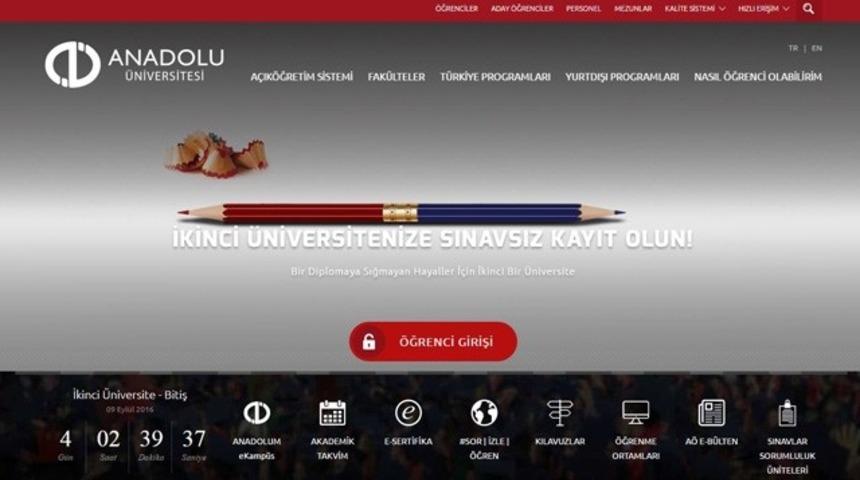 İkinci &uuml;niversite i&ccedil;in A&Ouml;F kayıt işlemleri devam ediyor