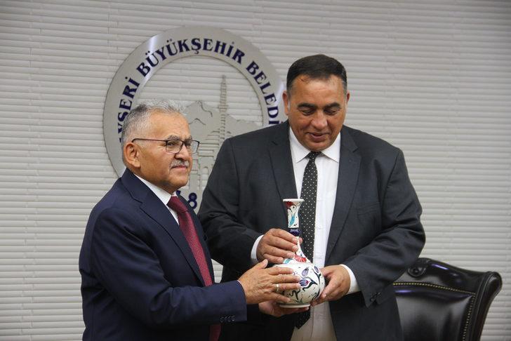 Kardeş şehirler Kayseri ile Libya'nın Mısrata şehri belediye başkanları bir araya geldi G5