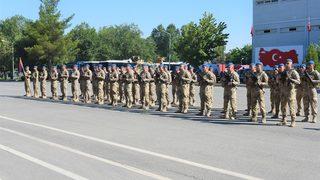 Batman'daki komandolar Suriye'ye uğurlandı