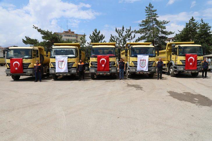 Sivas'tan sel afetinin yaşandığı Kastamonu'ya iş makinesi ve personel desteği G3