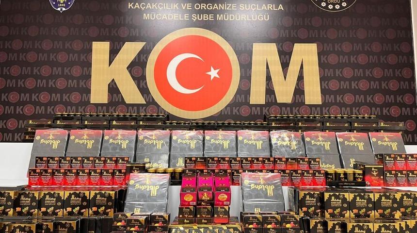 Ordu'da sahte ilaç üreten firmalara yönelik operasyonda 3 kişi yakalandı