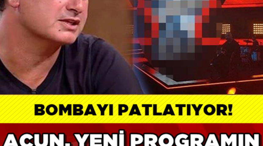 Acun Bombayı Patlattı İşte Yeni Programı