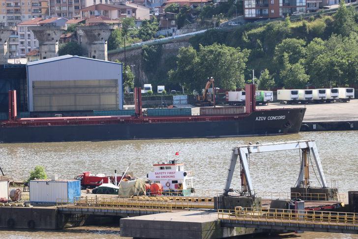 Mariupol'den yola çıkan ilk Türk kuru yük gemisi Zonguldak Limanı'nda G2
