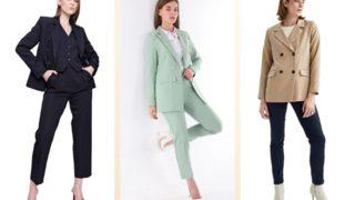 Maskülen tarzı benimsemek isteyen kadınlar için şık ve kullanışlı takım elbise önerileri