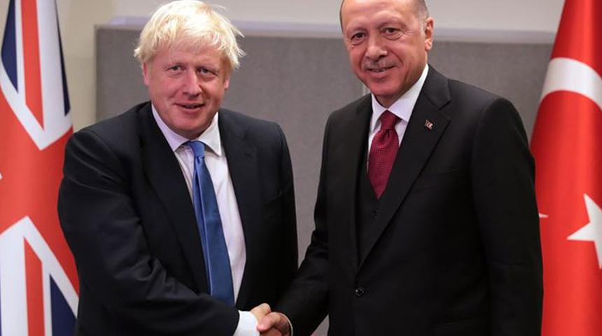 İngiltere Başbakanı Johnson'dan Cumhurbaşkanı Erdoğan'a övgü