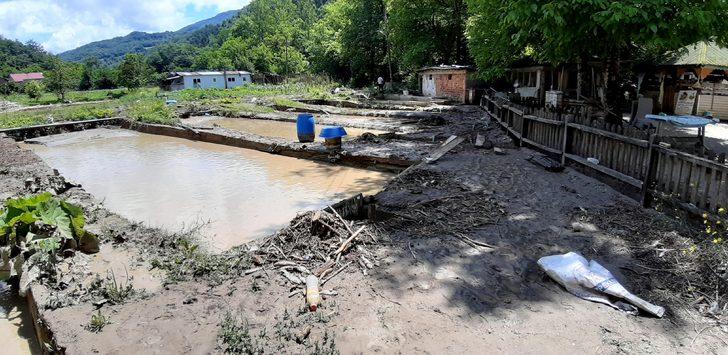 Bolu'da sel nedeniyle 2 alabalık işletmesi hasar gördü G4