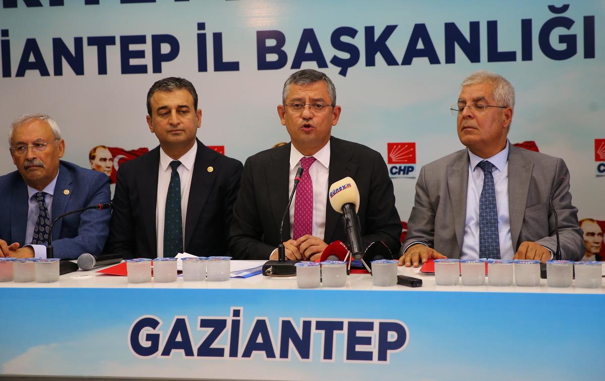 CHP Grup Başkanvekili &Ouml;zel, Gaziantep'te g&uuml;ndemi değerlendirdi: